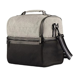 Dual Compartment Lunch Bag Insulated Shoulder Picnic Thermal Fruit Beer Shoulder Bag Travel Outdoor Ice Pack (Color : A Size : One Size) (A One Size) en oferta