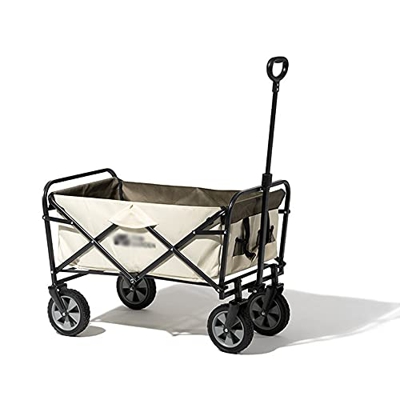 Outdoor Camping Car Portable Camping Folding Cart Picnic Camping Car Small Trailer Suitable for Outdoor Camping (B)