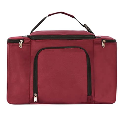 Big Capacity Cooler Bag Black Cold Thermal Picnic Lunch Tote Pouch Student Portable Milk Food Insulation Organizer (Color : Black Size : One Size) (Re