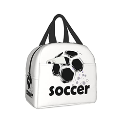 Borsa Pranzo Calcio Calcio Sport Ball Borse Termiche Prova Di Perdite Bambini Borsa Riutilizzabile Borsa Portapranzo Per Spiaggia, Famiglia, Campeggio precio