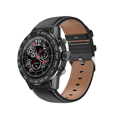 Orologi Sportivi Smartwatch Men Visualizza l'ora Bluetooth Call IP67 Smart Watch Impermeabile Sport e Tempo Libero (Color : Blue Black Steel)
