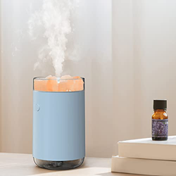 Kavolet 260ml Umidificatore con lampada al sale, Diffusore di oli Essenziali, 3 in 1 Diffusore di aromi, 6 colori che cambiano luce notturna a LED, Pu en oferta