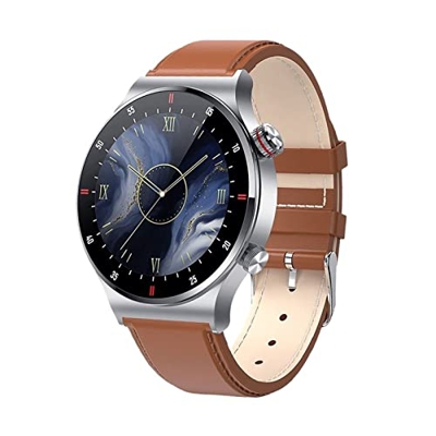 Orologi Sportivi Bluetooth Call Smart Watch Bracciale Sportivo da Uomo con Schermo HD Orologi Impermeabili Sport e Tempo Libero (Color : Silicone Belt