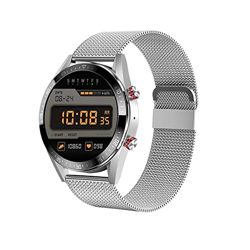 Orologi Sportivi Smart Watch Orologi Sport Fitness Chiamata Bluetooth Orologio da Polso Musica Locale Smartwatch Sport e Tempo Libero (Color : Leather características