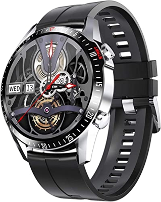 Smartwatch maschile con temperatura corporea, chiamate Bluetooth, IP67 Waterproof, Monitoraggio della frequenza cardiaca, monitoraggio della pressione