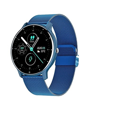 Orologi Sportivi Smart Band Watch Orologi Sportivi da Donna Smart Watch da Uomo Sport e Tempo Libero (Color : Mesh Belt Black)