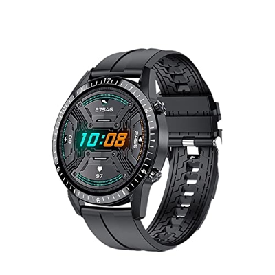 Orologi Sportivi Smartwatch Bluetooth Call Smart Watch da Uomo Impermeabile con Schermo Touch Completo Sport e Tempo Libero (Color : Steel Strip Silve