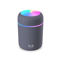 Mini Umidificatore Con Luci, 2 Modalità Di Funzionamento, Alimentazione Usb, Vaporizzatore Silenzioso Per La Casa O Ufficio, Funzione Luce Notturna E  en oferta
