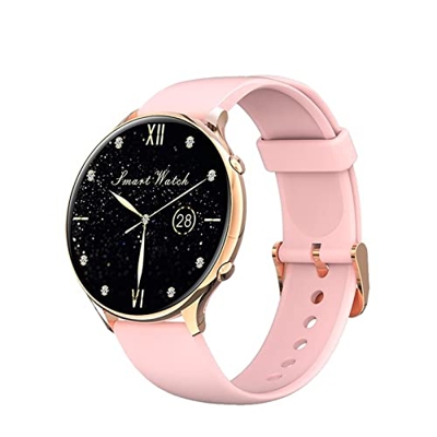 Orologi Sportivi Orologio da Donna Smart Watch Full Screen Touch Bracciale Impermeabile Cardiofrequenzimetro Orologi da Donna Sport e Tempo Libero (Co