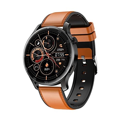 Orologi Sportivi Full Touch Screen Fitness Tracker Smart Watch Uomo Cardiofrequenzimetro Impermeabile Smartwatch Uomo Sport e Tempo Libero (Color : Re