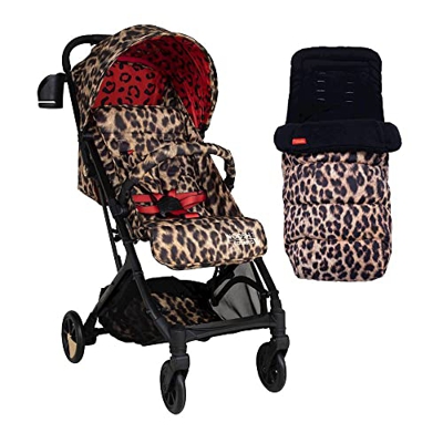 Cosatto Woosh 3 CT5181 Passeggino & Coprigambe Parapioggia & Paraurti Bar dalla nascita a 25kg Hear Us Roar Paloma Faith Collaboration, multi
