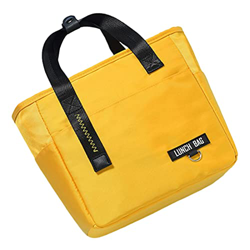 FHTDW Borsa per il pranzo con manico, riutilizzabile, a prova di perdite, con tasche multiple per picnic all'aperto, escursioni, campeggio características