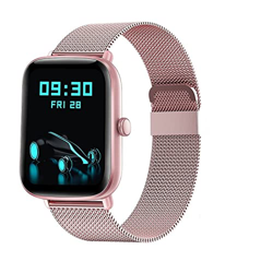 Orologi Sportivi Watch Rate Monitor Sport Orologi Life Waterproof Women Smartwatch Sport e Tempo Libero (Color : Pink1) precio