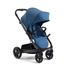 X-lander - Passeggino sportivo X-CITE, posizione sdraiata, pieghevole in entrambe le direzioni, con zanzariera e coprigambe… (Petrol Blue) características