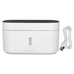 BAOFUYA Diffusori di Olio Essenziale di Fiamma, Diffusore di Aromi per Camera da Letto Umidificatore di Aromi Atomizzatori USB 300ml Diffusore di Arom precio