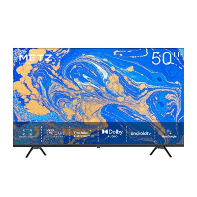 Metz Smart TV, Serie MUC6110, 50" (126 cm), LED, 4K, Versione 2022, Wi-Fi, Android 10.0, HDMI, ARC, USB, Slot CI+, Dolby Audio, DVB-C/T2/S2, HEVC, bou