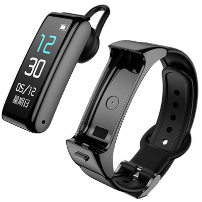 Smartwatch 2 in 1 con Auricolari Smartwatch con Fitness Tracker Wireless Bracciale Impermeabile, Frequenza Cardiaca Durante Il Sonno, Pressione Sangui