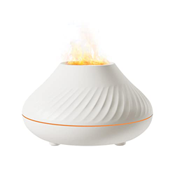 Ailgely Diffusore Ambiente Effetto Fuoco, diffusore umidificatore di Oli Essenziali per aromaterapia, umidificatore con LED luci notturne 7 Colorate,S características