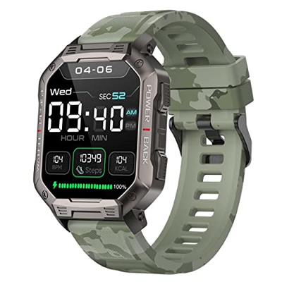 Whitening Orologio da Corsa | Smartwatch GPS Activity Tracker Contapassi con cardiofrequenzimetro Durante Il Sonno - IP67 Impermeabile Smartwatch Fitn