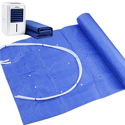 Sistema di Raffreddamento del Materasso ad Acqua Sistema di Raffreddamento del Letto 1.7L Capacità del Serbatoio d'Acqua, Pad Freddo per Letto Regolaz