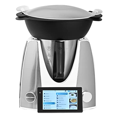 NewKern KE-7001 con Ricette Guidate Integrate, Robot da Cucina Multifunzione, 1800W, 4L, 12 Programmi Automatici e Modalità Manuale