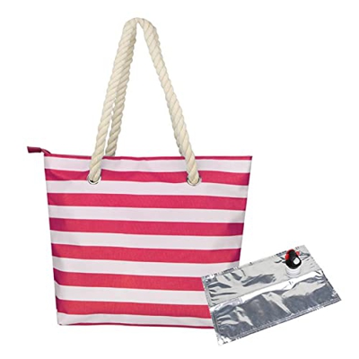 ZGMJ Borsa Tote da Spiaggia con Dispenser Nascosto, Grande vescica for Il Trasporto isolata Contro Le perdite, Regalo Perfetto for Cinema, concerti, E