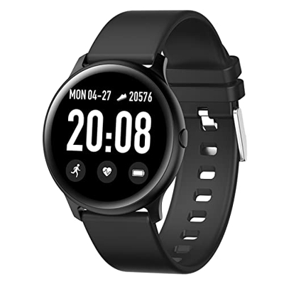 Smartwatch per uomini e donne con controllo della fotocamera in arrivo e musica, fitness tracker con 7 modalità sportive, impermeabile, contapassi cal