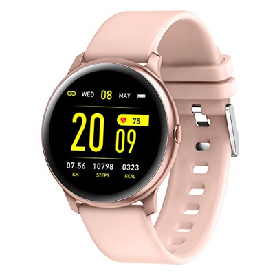 Smartwatch per uomini e donne con controllo della fotocamera in arrivo e musica, fitness tracker con 7 modalità sportive, impermeabile, contapassi cal