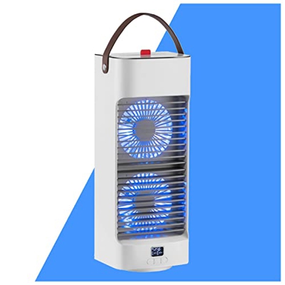HYN Condizionatore Portatile Potente, Oscillazione Automatica USB Condizionatore Portatile Ghiaccio, Silenzioso Solido Raffrescatore A Ghiaccio per Ca