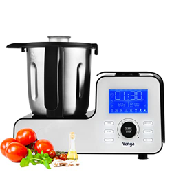 Venga! Robot da Cucina Multifunzione, Formato Compatto, 10 Programmi, con Bilancia e Ricettario, 1500 W, Bianco/Nero, VG HA 3000 características