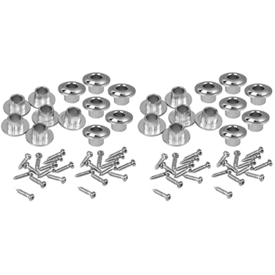 MILISTEN 4 Set di Boccole O Ferrule Elettriche Montaggio con Accordatore per Boccola Conversione Semichiusa Accordatore Ferrule Viti per Chitarra Adat
