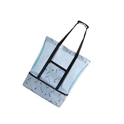 vreplrse Borsa termica per il pranzo Borsa per alimenti impermeabile Borsa da viaggio per picnic da campeggio, Blu
