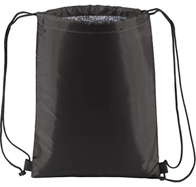 Sacca Zainetto Termico Porta Pranzo al Sacco con Rivestimento Isolante Impermeabile con Coulisse, Sacchetti Borse Frigo Dim. 32x42 cm Isoterma Freddo 