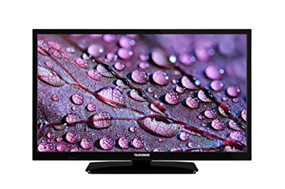 Telefunken TE24553B42V2DZ LED Smart TV HD-Ready, DVB-T2, DVB-C, DVB-S2, HDR10, WLAN, Amazon Alexa, Works with Google, Netflix, Classe F