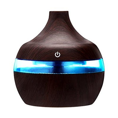 Diffusore di oli Aroma Umidificatore con 7 LED Colori Chiari 300ml Ultrasuoni Aromaterapia Aria Profumato Vaporizzatore Nebbia Fredda Diffusori di Pro