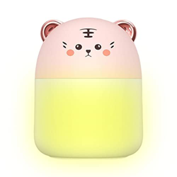 TOUFA Umidificatori Portatili,Mini umidificatore Portatile con spegnimento Automatico - Umidificatori da Tavolo per Viaggi, Auto, Ufficio, Camera da L en oferta