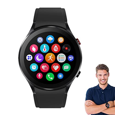 HOUGE Smartwatch Fitness con frequenza cardiaca,Fitness Tracker IP68 Tracker di attività Impermeabile | Smartwatch per telefoni Android e iOS, Orologi