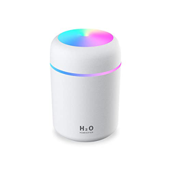 Mini Umidificatore Con Luci, 2 Modalità Di Funzionamento, Alimentazione Usb, Vaporizzatore Silenzioso Per La Casa O Ufficio, Funzione Luce Notturna E  características