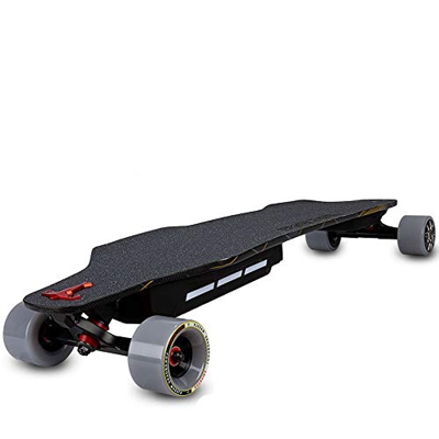 ZEDARO Skateboard Elettrico Frenatura Multifunzione Skateboard a Quattro Ruote Longboard Bluetooth Skateboard Impermeabile a Distanza