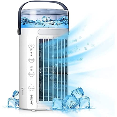 ERTDDE Mini Ventilatore USB - Alimentazione del Cavo USB Mini Cooler - Protezione Ambientale Aria Condizionata Piccola, per Casa E Ufficio