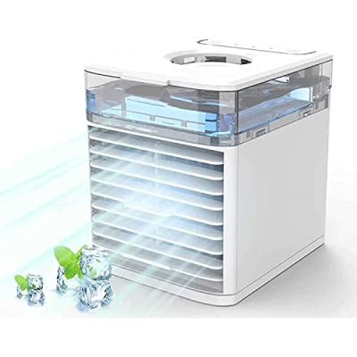 Xirlzhed Refrigeratore Ambiente - L'Aria Purifica Raffreddatore Acqua - USA Solo Acqua Pulita Ventilatori Refrigeranti, per Qualsiasi Stanza, Ufficio,