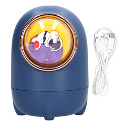 Les-Theresa Mini Umidificatore, Diffusore per Auto da 260 ml Umidificatore d'Aria USB Design Capsula Spaziale con Illuminazione d'atmosfera Musica per características