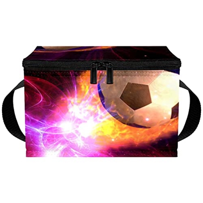 Borsa da pranzo isolata Donne Box per le donne uomini, Galaxy Light Football Sport