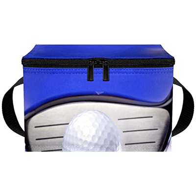 Borsa da pranzo isolata Donne Box per le donne uomini, Golf Grass Sky