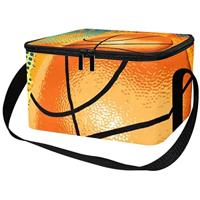 Borsa da pranzo isolata Donne Box per le donne uomini, Sport Basketball