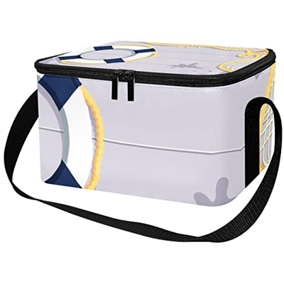 Borsa da pranzo isolata Donne Box per le donne uomini, Marine Boat Ocean Sailing