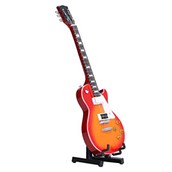 VGEBY Modello di Chitarra, Modello di Chitarra in Miniatura Mini Chitarra Elettrica in Legno Modello di Strumento Musicale con Supporto per la Decoraz en oferta