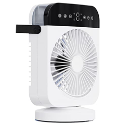 Junguluy Condizionatore d'Aria Portatile, Mini Refrigeratore d'Aria Evaporativo Personale, Piccola Ventola di Raffreddamento da Tavolo con Luce Un LED características