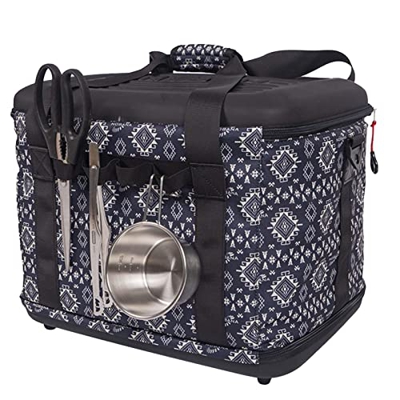Voiakiu Portaposate da Esterno - Borsa Tote Grande per Viaggi all'aperto | Organizzatore di Posate per Picnic da Viaggio all'aperto