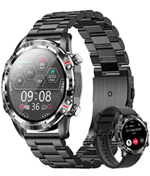 Smartwatch Uomo, 1.32'' Orologio Intelligente con Chiamata Bluetooth Contapassi della Frequenza Cardiaca Monitoraggio del Sonno Fitness Tracker Orolog precio